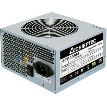 Chieftec Value Series 500W Γκρι Τροφοδοτικό Υπολογιστή Full Wired 80 Plus Standard