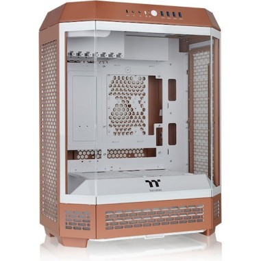 Thermaltake The Tower 600 Midi Tower Κουτί Υπολογιστή με Πλαϊνό Παράθυρο Mocha Mousse