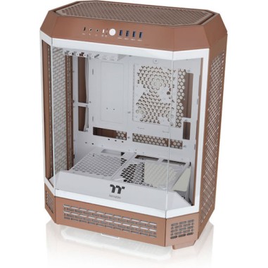 Thermaltake The Tower 600 Midi Tower Κουτί Υπολογιστή με Πλαϊνό Παράθυρο Mocha Mousse