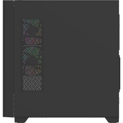 Thermaltake View 290 TG Gaming Micro Tower Κουτί Υπολογιστή με Πλαϊνό Παράθυρο και RGB Φωτισμό Μαύρο