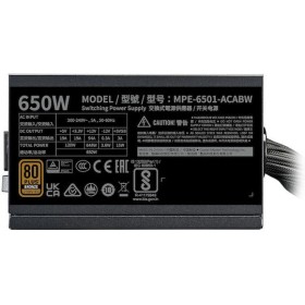 CoolerMaster MWE 650 Bronze V3 650W Μαύρο Τροφοδοτικό Υπολογιστή Full Wired 80 Plus Bronze