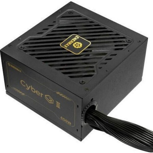 Enermax CyberG II 650W Μαύρο Τροφοδοτικό Υπολογιστή Full Wired 80 Plus Gold