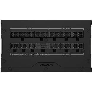Gigabyte Aorus Elite P850W 850W Μαύρο Τροφοδοτικό Υπολογιστή Full Modular 80 Plus Platinum