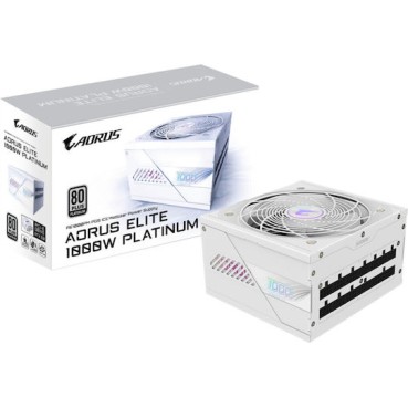 Gigabyte Aorus Elite P1000W 1000W Λευκό Τροφοδοτικό Υπολογιστή Full Modular 80 Plus Platinum