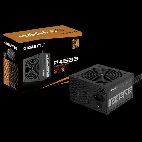 Gigabyte P450B 450W Μαύρο Τροφοδοτικό Υπολογιστή Full Wired 80 Plus Bronze