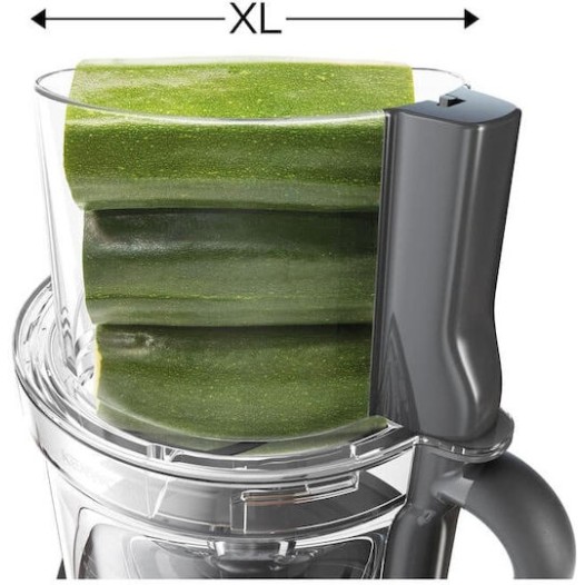 Kenwood Multipro Xl Weigh+ Πολυμίξερ 1000W με Κάδο 3lt και Κανάτα Μπλέντερ Ασημί