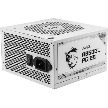 MSI MAG A850GL PCIE5 850W Λευκό Τροφοδοτικό Υπολογιστή Full Modular 80 Plus Gold