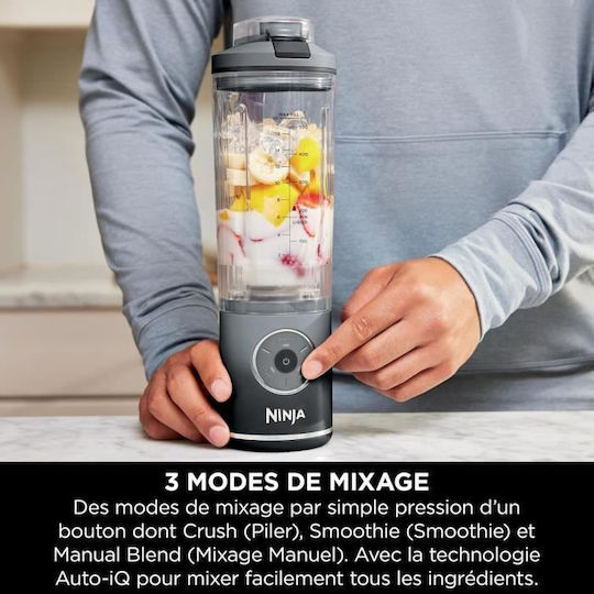 Ninja Μπλέντερ για Smoothies 0.57lt Γκρι BC251EU