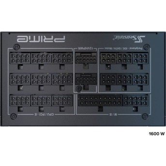 Seasonic Prime PX ΑΤΧ 3.0 1600W Μαύρο Τροφοδοτικό Υπολογιστή Full Modular 80 Plus Platinum