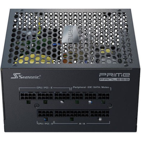 Seasonic Prime PX 500W Μαύρο Τροφοδοτικό Υπολογιστή Full Modular 80 Plus Platinum