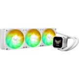 Asus TUF GAMING LC III 360 LCD Υδρόψυξη Επεξεργαστή 120mm για Socket AM4/AM5/1700/1200 με ARGB Φωτισμό Λευκή