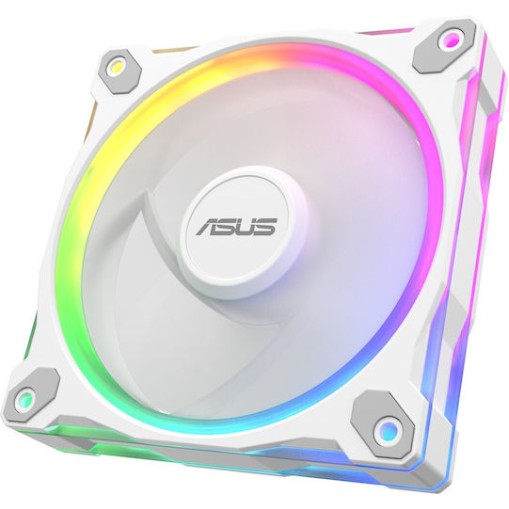 Asus Prime MR120 Case Fan με ARGB Φωτισμό και Σύνδεση 4-Pin PWM Λευκό