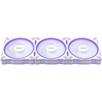 Asus Prime MR120 Case Fan με ARGB Φωτισμό και Σύνδεση 4-Pin PWM 3τμχ Λευκό