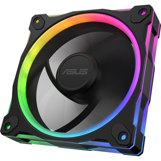 Asus Prime MR120 Case Fan με ARGB Φωτισμό και Σύνδεση 4-Pin PWM 3τμχ