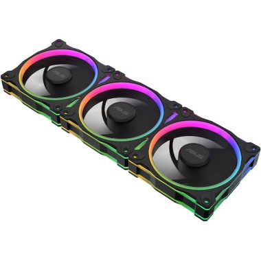 Asus Prime MR120 Case Fan με ARGB Φωτισμό και Σύνδεση 4-Pin PWM 3τμχ