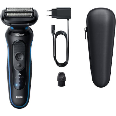 Braun Series 5 2087840 Ξυριστική Μηχανή Προσώπου Επαναφορτιζόμενη