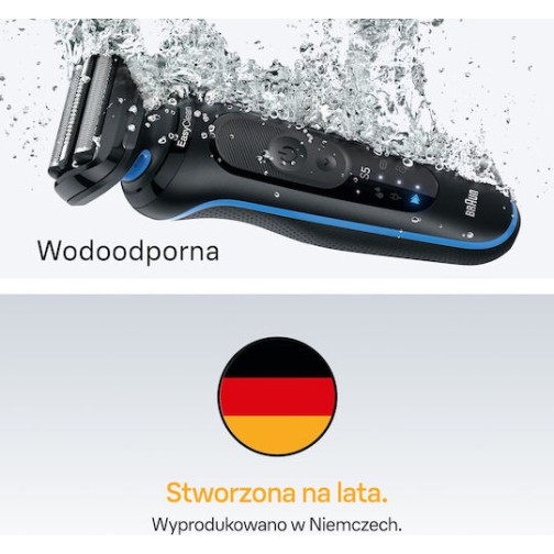 Braun Series 5 2087840 Ξυριστική Μηχανή Προσώπου Επαναφορτιζόμενη
