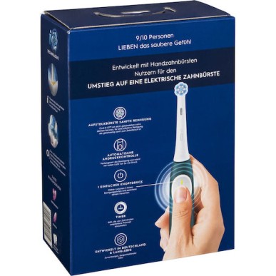 Oral-B iO Series 2 Ηλεκτρική Οδοντόβουρτσα με Αισθητήρα Πίεσης και Θήκη Ταξιδίου Forest Green