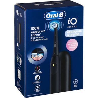 Oral-B Io Series 2 Ηλεκτρική Οδοντόβουρτσα με Θήκη Ταξιδίου Μαύρη