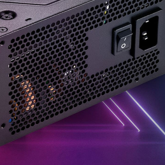 Sharkoon Rebel P10 650W Μαύρο Τροφοδοτικό Υπολογιστή Full Wired Cybenetics Silver