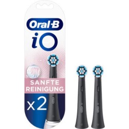 Oral-B iO Gentle Care Ανταλλακτικές Κεφαλές για Ηλεκτρική Οδοντόβουρτσα Black 2τμχ