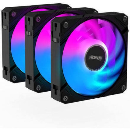 Gigabyte Aorus EZ Chain Fan 120 Case Fan με ARGB Φωτισμό 3τμχ