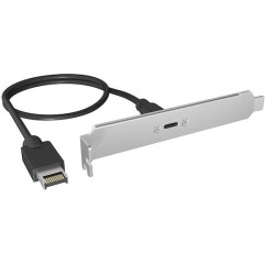 Icybox Ib-ac553 Usb Type-c 3.2 Gen2x2 Back Panel Internal Usb Type-e Connector