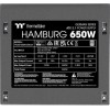 Thermaltake Hamburg 650W Μαύρο Τροφοδοτικό Υπολογιστή Full Wired