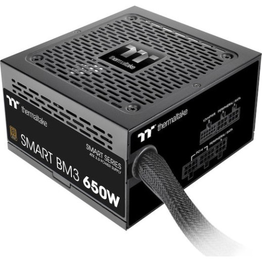 Thermaltake Smart BM3 650W Μαύρο Τροφοδοτικό Υπολογιστή Semi Modular 80 Plus Bronze