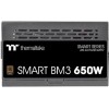 Thermaltake Smart BM3 650W Μαύρο Τροφοδοτικό Υπολογιστή Semi Modular 80 Plus Bronze