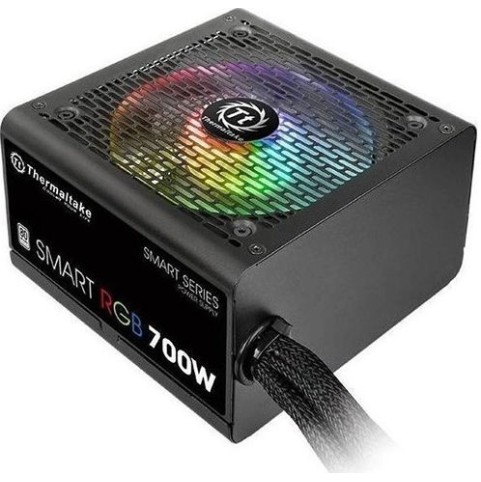 Thermaltake Smart W3 700W Μαύρο Τροφοδοτικό Υπολογιστή Full Wired 80 Plus Standard