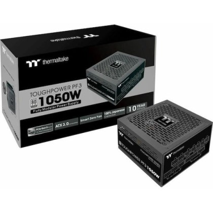 Thermaltake Toughpower PF3 1050W Μαύρο Τροφοδοτικό Υπολογιστή Full Modular 80 Plus Platinum