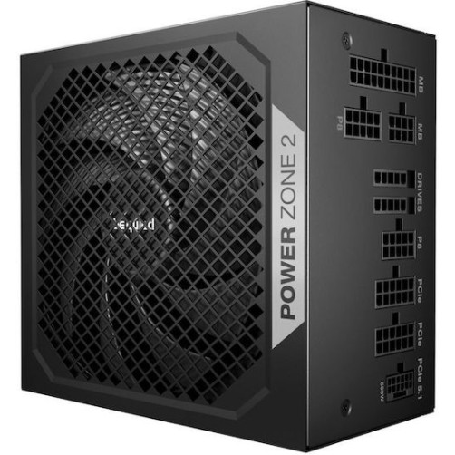 Be Quiet Power Zone 2 750W Μαύρο Τροφοδοτικό Υπολογιστή Full Modular 80 Plus Platinum