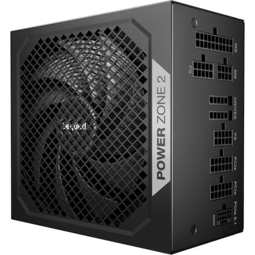 Be Quiet Power Zone 2 850W Μαύρο Τροφοδοτικό Υπολογιστή Full Modular 80 Plus Platinum