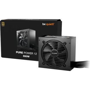 Be Quiet Pure Power 12 550W Μαύρο Τροφοδοτικό Υπολογιστή Full Wired 80 Plus Gold