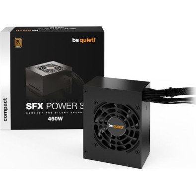 Be Quiet SFX Power 3 450W Μαύρο Τροφοδοτικό Υπολογιστή Full Wired 80 Plus Bronze
