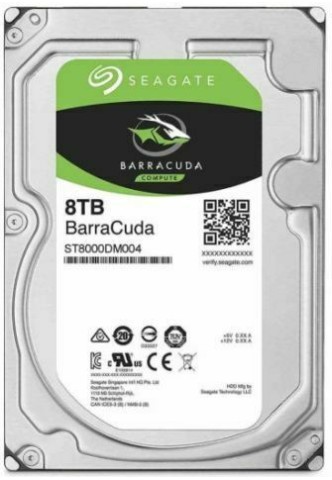 Seagate Barracuda 8TB HDD Σκληρός Δίσκος 3.5
