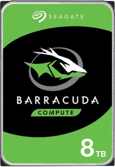 Seagate Barracuda 8TB HDD Σκληρός Δίσκος 3.5
