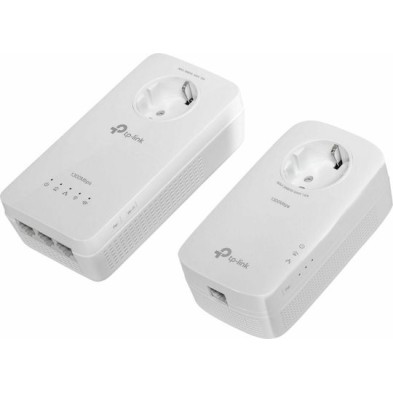 TP-LINK TL-WPA1300P KIT v3 Powerline Διπλό για Ασύρματη Σύνδεση Wi‑Fi 5 με Passthrough Πρίζα και 3 Θύρες Gigabit Ethernet