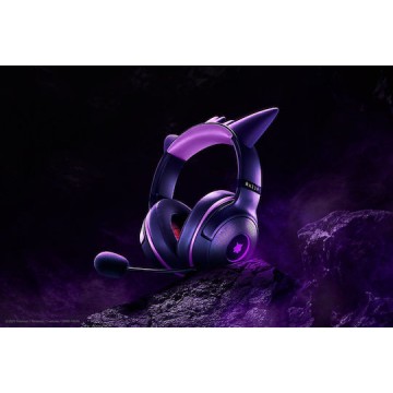 Razer Kraken Kitty V2 Over Ear Gaming Headset με σύνδεση USB Pokemon Gengar