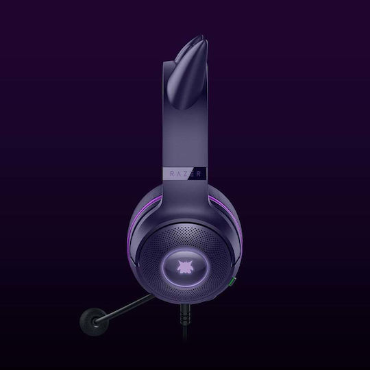 Razer Kraken Kitty V2 Over Ear Gaming Headset με σύνδεση USB Pokemon Gengar