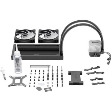 Be Quiet Light Loop Υδρόψυξη Επεξεργαστή Διπλού Ανεμιστήρα 120mm για Socket AM4/AM5/1700/1200/115x με ARGB Φωτισμό