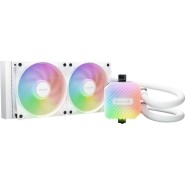 Be Quiet Light Loop Υδρόψυξη Επεξεργαστή Διπλού Ανεμιστήρα 120mm για Socket AM4/AM5/1700/1200/115x με ARGB Φωτισμό Λευκή