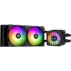 Enermax LIQMAXFLO 240 Υδρόψυξη Επεξεργαστή Διπλού Ανεμιστήρα 120mm για Socket AM4/AM5/1700/1200/115x με ARGB Φωτισμό