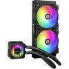 Enermax LIQMAXFLO 240 Υδρόψυξη Επεξεργαστή Διπλού Ανεμιστήρα 120mm για Socket AM4/AM5/1700/1200/115x με ARGB Φωτισμό