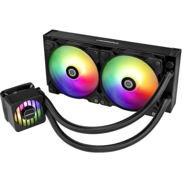Enermax LIQMAXFLO 240 Υδρόψυξη Επεξεργαστή Διπλού Ανεμιστήρα 120mm για Socket AM4/AM5/1700/1200/115x με ARGB Φωτισμό