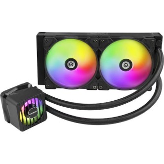 Enermax LIQMAXFLO 240 Υδρόψυξη Επεξεργαστή Διπλού Ανεμιστήρα 120mm για Socket AM4/AM5/1700/1200/115x με ARGB Φωτισμό