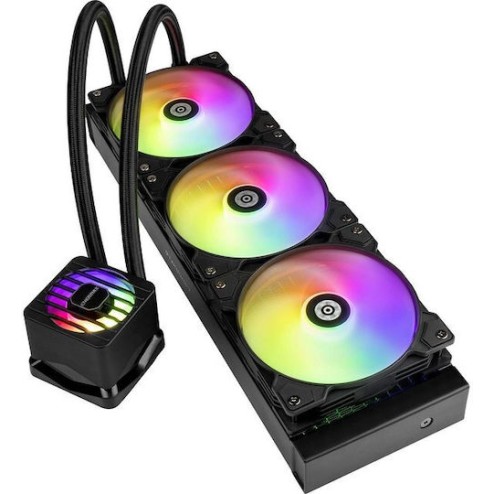Enermax LIQMAXFLO Υδρόψυξη Επεξεργαστή Τριπλού Ανεμιστήρα 140mm για Socket AM4/AM5/1700/1200/115x με ARGB Φωτισμό
