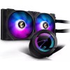 Gigabyte Aorus Waterforce 280 Υδρόψυξη Επεξεργαστή Διπλού Ανεμιστήρα 140mm για Socket AM4/AM5/1200/115x με ARGB Φωτισμό