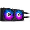 Gigabyte Aorus Waterforce 280 Υδρόψυξη Επεξεργαστή Διπλού Ανεμιστήρα 140mm για Socket AM4/AM5/1200/115x με ARGB Φωτισμό